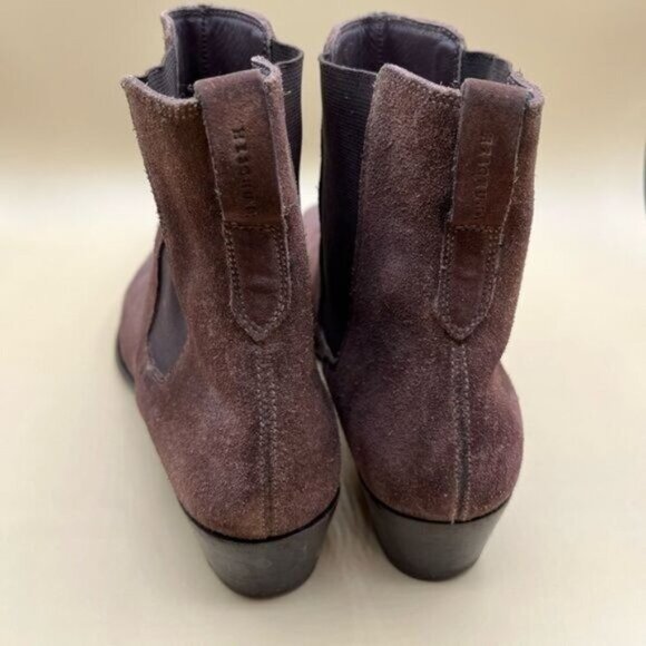 Heschung Women’s Brown Nubuck Ankle Boots Size 8.5 (EU 39) | French Leather - Picture 9 of 10